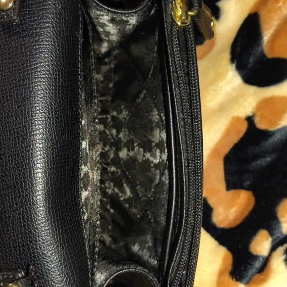 Karl Lagerfeld Black Crossbody Bag with Gold Heart Accents - Picture 6 of 7